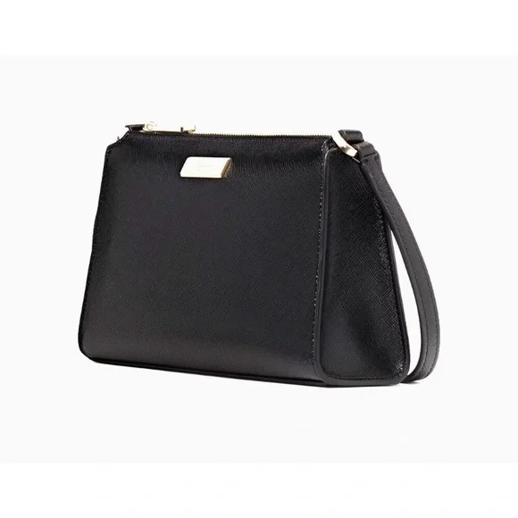 NWT Kate Spade Kenzie Mini Black Crossbody Bag - Picture 2 of 5